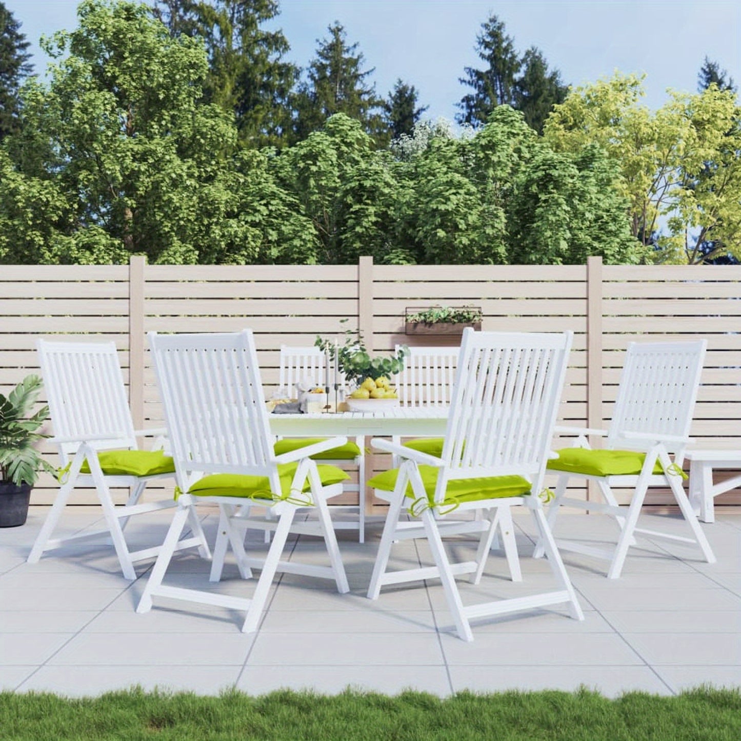 Palletkussens – Zitkussens – Palletkussenset – Loungekussens – Tuinkussens – Lichtgroen – Oxford Stof – 50x50x7 cm – Set van 6 Stuks