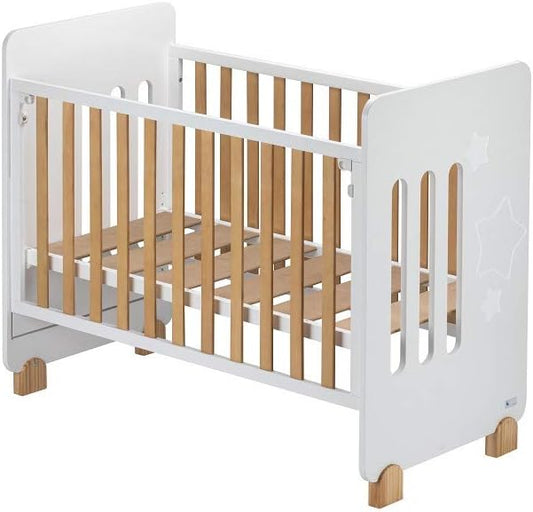 Interbaby CUNA15 babybed Star Nature, wit, 19,3 kg