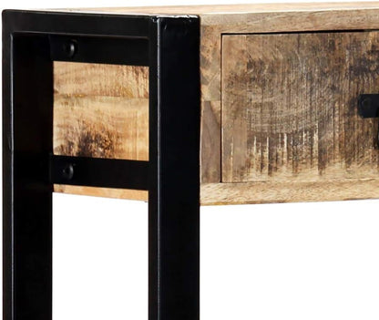 vidaXL Solid Mango Wood Wall Table Table Half Table Entrance Table Console Table