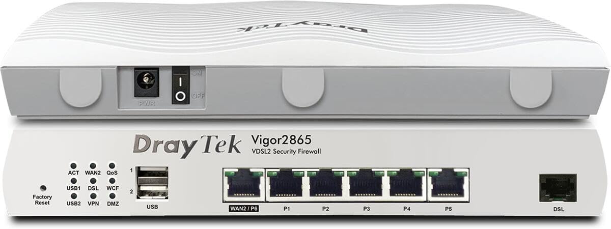 DrayTek Vigor 2865 Series- Dual WAN VPN Firewall Router (Annex-B)