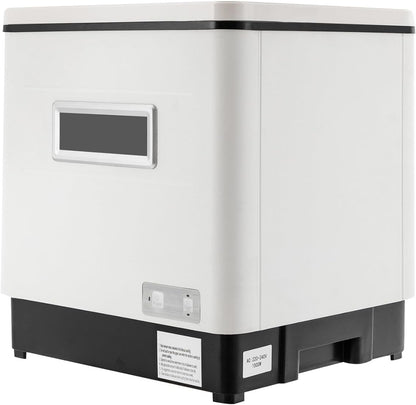Mini dishwasher, table dishwasher, small dishwasher, stainless steel, dishwasher, freestanding dishwasher, 1500 W, 220 V, suitable for rinsing crockery and cutlery