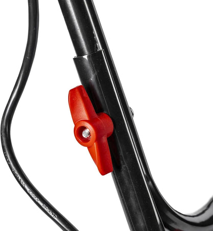 Garden DED8709 Elektrische motorhak, sterk 1050 W, werkbreedte 36 cm, kunststof metaal, ergonomisch lichtgewicht, 7,3 kg, tuinfrees, voorgevormde, ergonomische handgreep