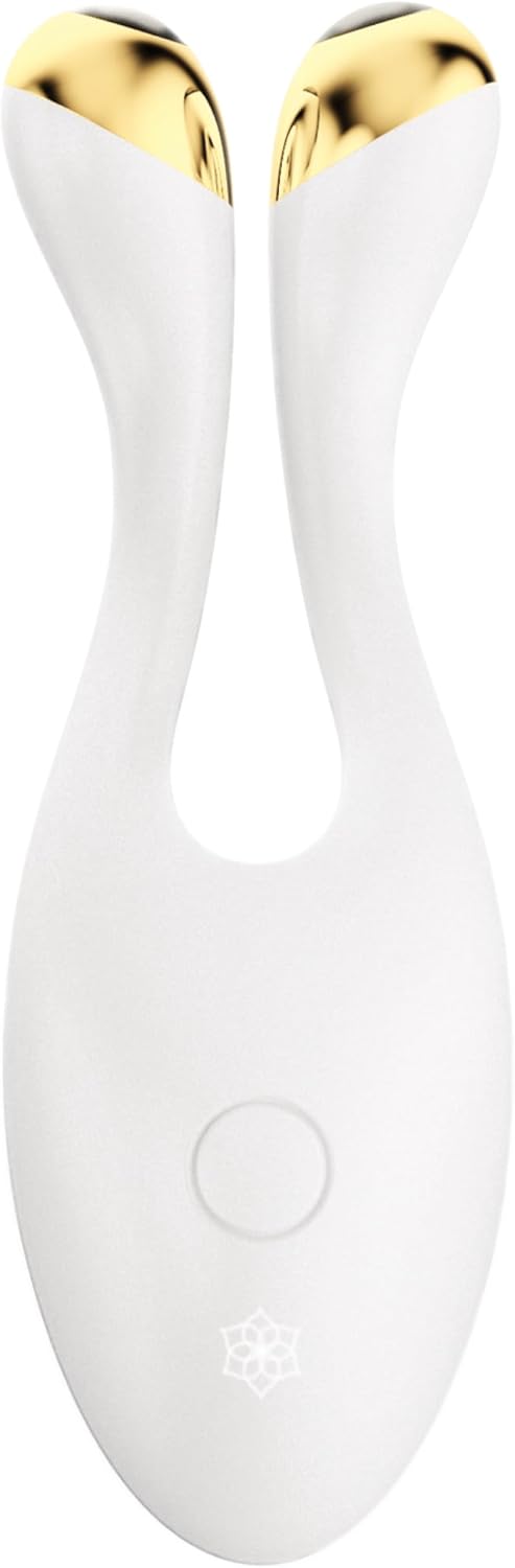 Anti-age lifting apparaat Perl Wit – Gezichtsapparaat – Lifting apparaat – Huidverstevigingsapparaat – Beauty apparaat – EMS, RF en rood licht 630 nm – Flexibele armen met 316L chirurgisch staal en 24-karaats goudlaag