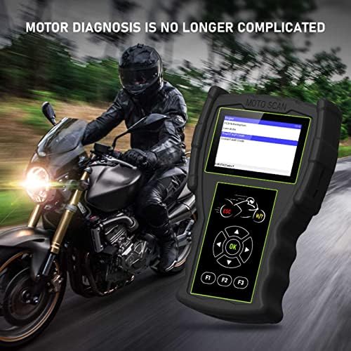 Motorfietsscanner – Motorfiets Diagnosetool – Foutcode Scanner – OBD Scanner – ECU Uitlezer – Helder LCD-Display – Onderhoudslamp Resetfunctie
