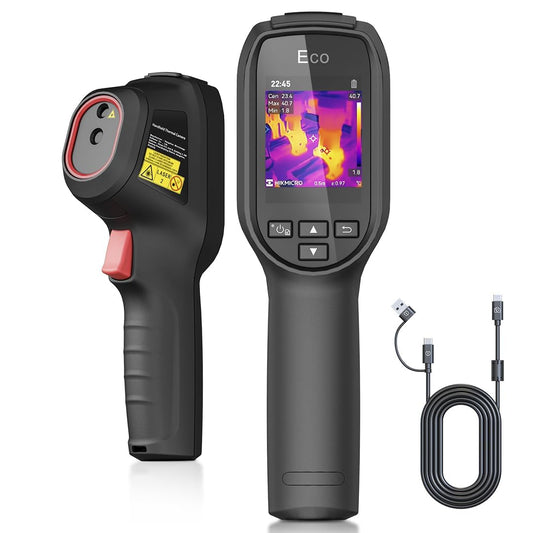 Warmtebeeldcamera – Thermografische Camera – IR Camera – Infraroodcamera – Thermometer – 240x240 Pixels Resolutie – Temperatuurbereik -20°C tot 550°C – Compact en Draagbaar met Laserpointer