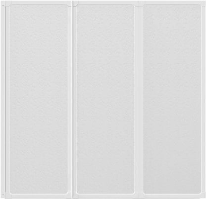 Badwand – Douchewand – Badscherm – Douchewand Vouwen – Inklapbare Badwand – 141 x 132 cm – Aluminium Frame & Rubber Dichting