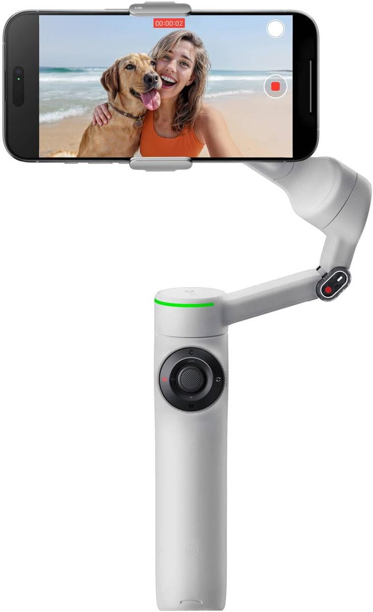 INSTA360 FLOW 2 PRO | Standaardbundel | Ultieme AI Tracking Stabilizer. Bereik vloeiende, professionele opnamen met geavanceerde AI-tracking en een strak ontwerp. Perfect voor videomakers die onderweg