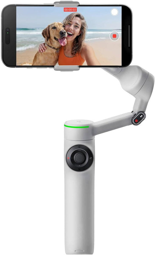 INSTA360 FLOW 2 PRO | Standaardbundel | Ultieme AI Tracking Stabilizer. Bereik vloeiende, professionele opnamen met geavanceerde AI-tracking en een strak ontwerp. Perfect voor videomakers die onderweg