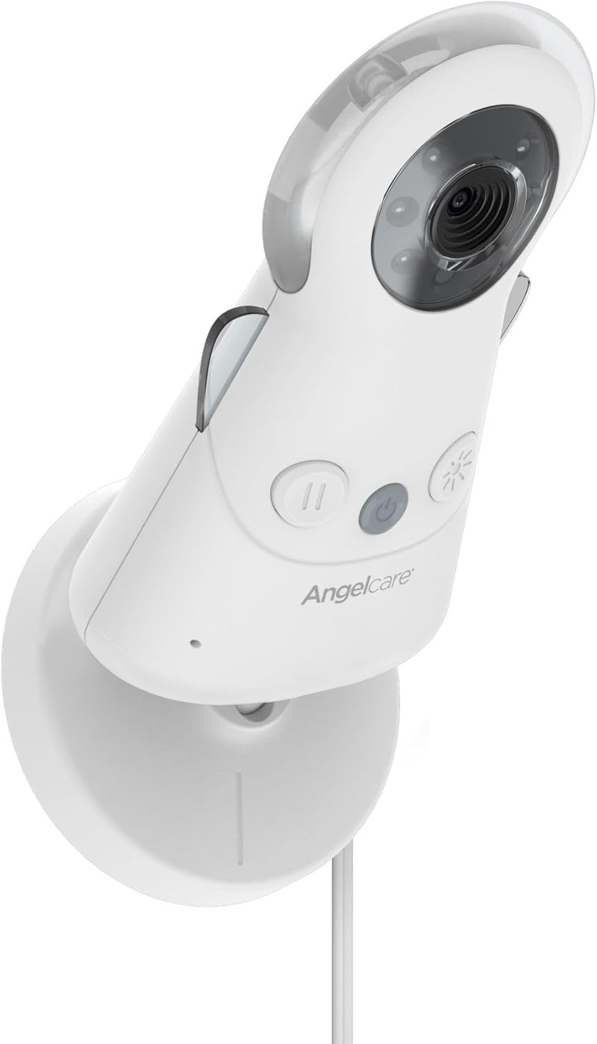 Angelcare - Babyfoon Video met AC25 Motion Monitor - 4,3" scherm & HD camera - Nachtlampje & Slaapliedjes - Bereik tot 150 meter