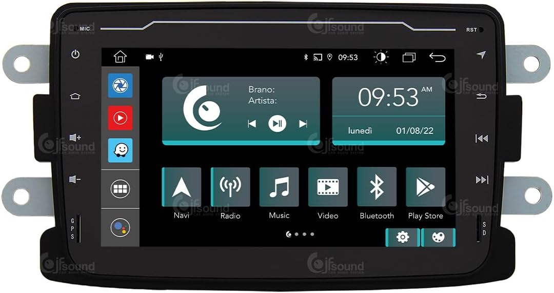 Autoradio Dacia Duster – Android Radio – Navigatiesysteem – Inbouwradio – Multimedia Speler – 7" Touchscreen – Bluetooth & WiFi Connectivity