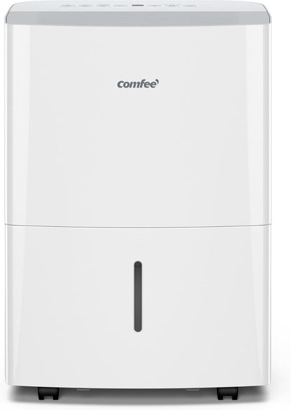 Comfee Luchtontvochtiger van 16 liter, kamergrootte ca. 80 m³ (32 m²), Smart Modu, timer 24 uur, watertank 3L, app-compatibel, wit, MDDF-16DEN7-WF