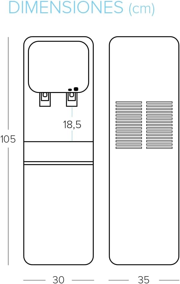 5-Traps Waterfontein met Omgekeerde Osmose – Waterdispenser – Waterkoeler – Waterfilter – Drinkwaterfontein – Koud, Natuurlijk En Warm Water – Droog Koelsysteem