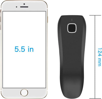NETUM C990 Bluetooth 2D QR Barcodescanner Draadloos Compatibel, Small Pocket USB 1D 2D QR-codescanner voor inventaris, Barcodescanner voor tablet iPhone iPad Android iOS PC POS