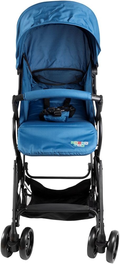 Poupy multifunctionele reiswagen met „Trolley” -sluiting geschikt voor kinderen van 0 tot 36 maanden met verstelbare rugleuning en veiligheidsslot.