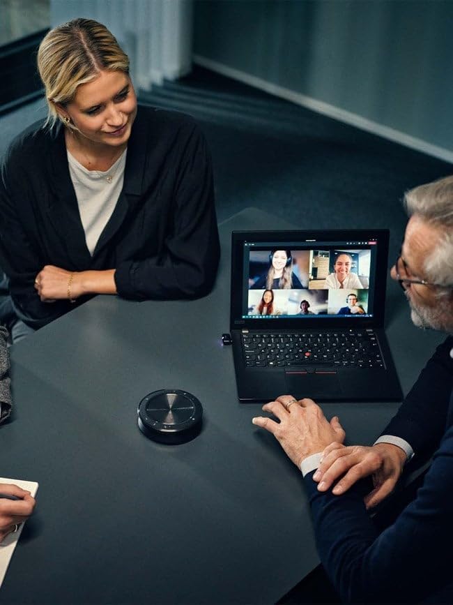 EPOS EXPAND 40T Draadloze Bluetooth® Speakerphone - Draagbare Conferentieluidspreker, Geoptimaliseerd voor UC, Gecertificeerd door Microsoft Teams, Meervoudige Verbinding