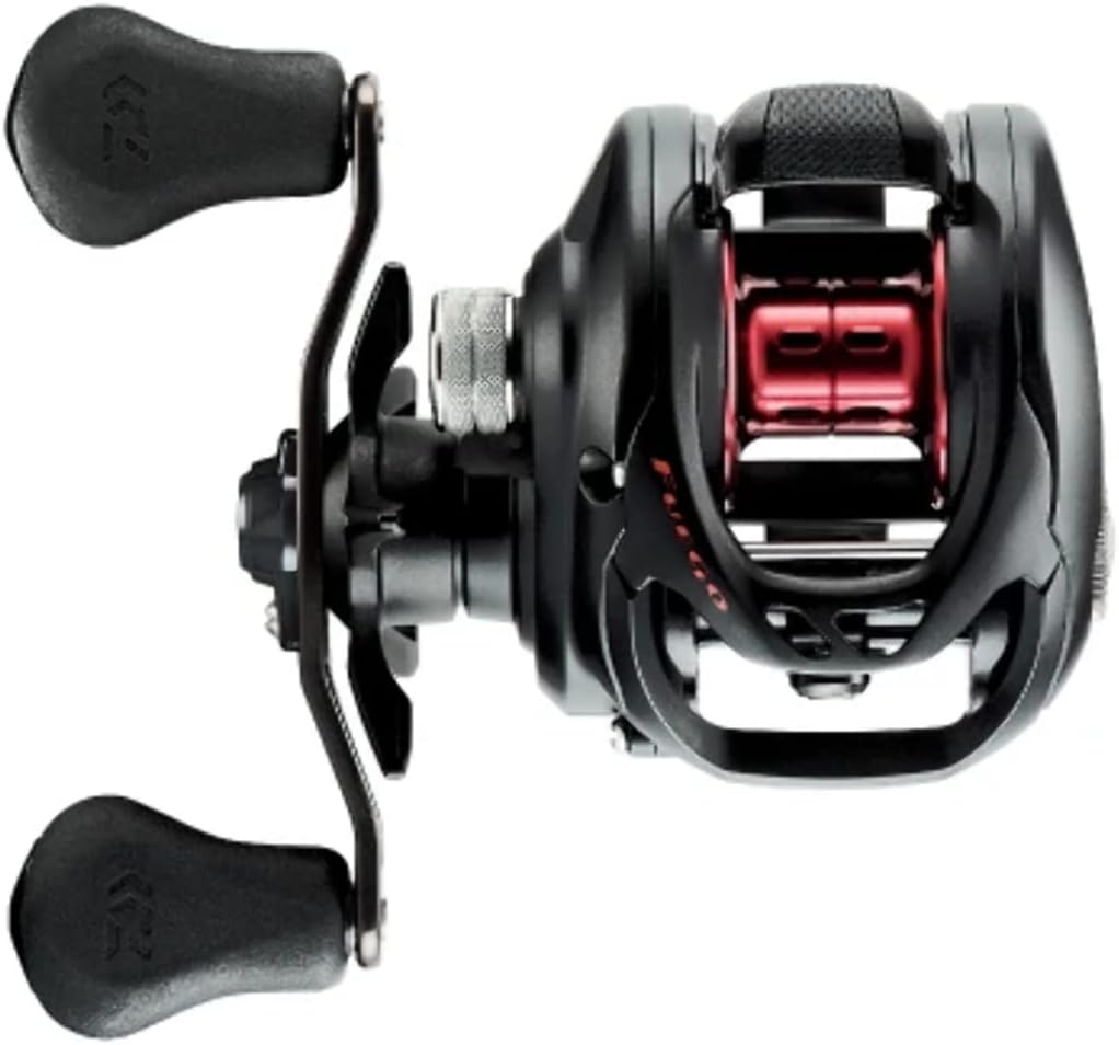 DAIWA Fuego CT-Baitcast-rol fgct100 X S, zwart/rood