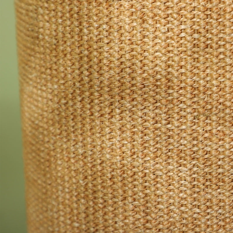 Krabpaal – Kattenboom – Krabton – Kattenmeubel – Kattentoren – Pluche Bekleding – Sisal Kraboppervlak – 35 x 60 cm – Geschikt Tot 10 kg – Bruin-Beige
