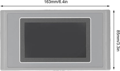 HMI Touchscreen, 4.3in Color Human Machine Interface, Water Resist Touch Panel Display, Industrial Resistive Touch Screen voor PLC