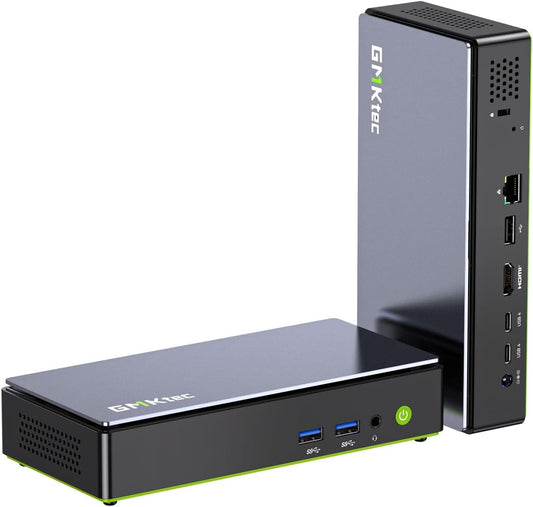 GMKtec K13 AI Mini PC, Core Ultra 7 256V 8T/8C(Up to 4.8GHz), 16GB DDR5 1TB SSD, MiNi Desktop Computers AI Boost, 2X M.2 2280 PCIE 4.0 Storage Expansion, 5GbE LAN, HDMI 2.1, USB4