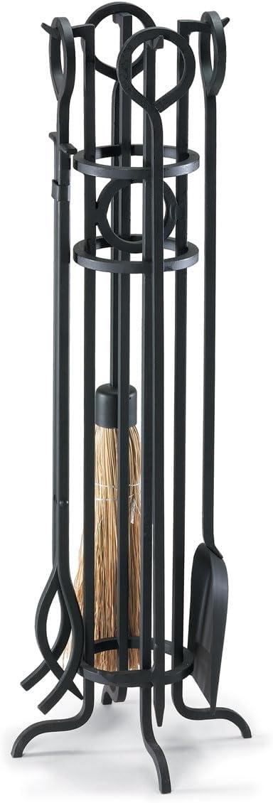 Pilgrim Home and Hearth 19004 Arts and Crafts Open haard Tool Set, Zwart, Ijzer, 29″, 15 lbs
