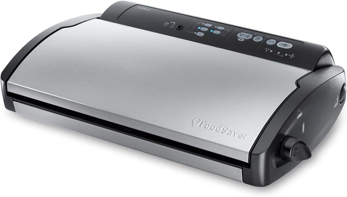 FoodSaver V2860 vacuümmachine voor droge/natte voedingsmiddelen, 100 W, zilver/zwart