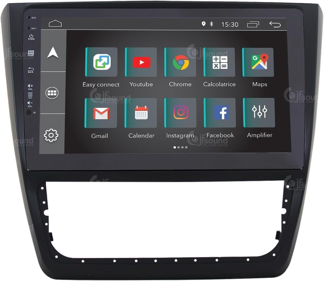 Autoradio – Auto Radio – Multimedia Radio – Inbouwradio – 1-DIN Autoradio – 10 Inch Touchscreen – Android GPS – Bluetooth & WiFi