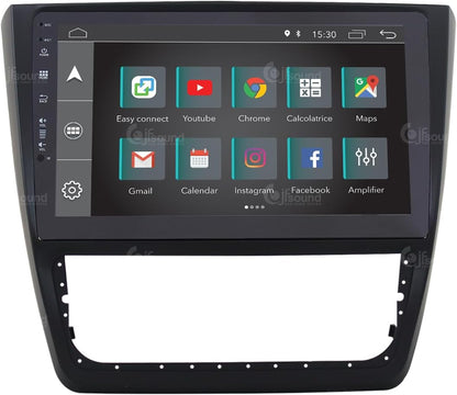 Autoradio – Auto Radio – Multimedia Radio – Inbouwradio – 1-DIN Autoradio – 10 Inch Touchscreen – Android GPS – Bluetooth & WiFi