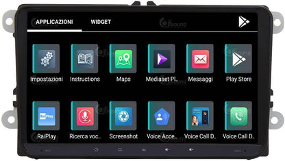 Autoradio – Auto Radio – Car Audio – Multimedia Speler – Volkswagen Specifiek – 9 Inch Touchscreen – Android 8-Core Processor