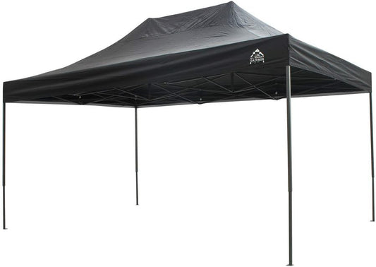 All Seasons Gazebos 3 x 4,5 m, volledig waterdicht, pop-up paviljoen, zwart