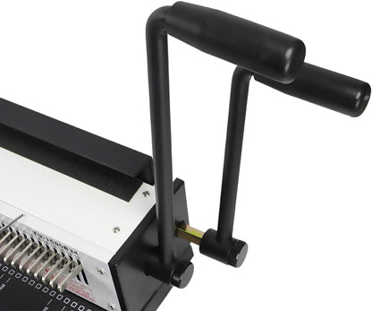 RAYSON TD-1500B34 Metaaldraad bindmachine – 3:1 ponsafstand, 34 gaten, perforeert 15 A4-bladzijden, bindt tot 130 pagina’s, Aanpasbaar ponsmes