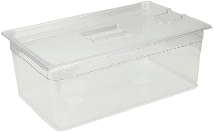 Qcwwy Overig Keukengereedschap Accessoires Sous Vide-container met Deksel 25 Liter voor Vrijwel Alle Onderdompelingscirculatoren Fornuizen Kristalhelder Transparant Accessoireset Slowcooker