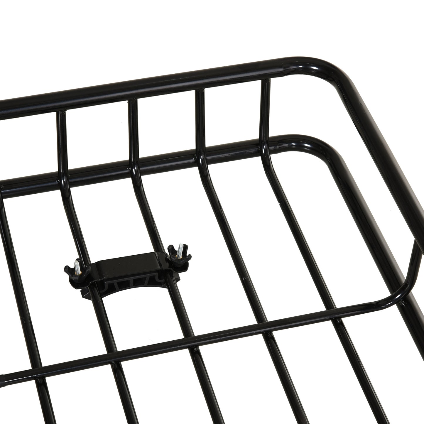 Dakkofferdrager – Dakdrager – Dakraildrager – Autodakdrager – Bagagedrager – Verstelbaar 109-162 cm – Max. 100 kg Draagkracht – Zwart Metaal