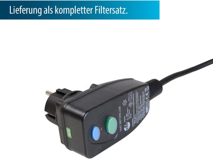 AquaForte Aqualoon EZ Clean 400 filterset inclusief pomp met voorfilter en filtertankhoogte 550 mm, 400 watt, maximale debiet 8 m3 per uur, max. bekkengrootte 40 m3, wit