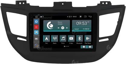 Specifieke autoradio voor Hyundai Tucson schwarz (mit Navigation, Rückfahrkamera und Kenwood-Verstärker als Standard) Android GPS Bluetooth WiFi USB DAB+ Touchscreen 9" 8core Carplay AndroidAuto
