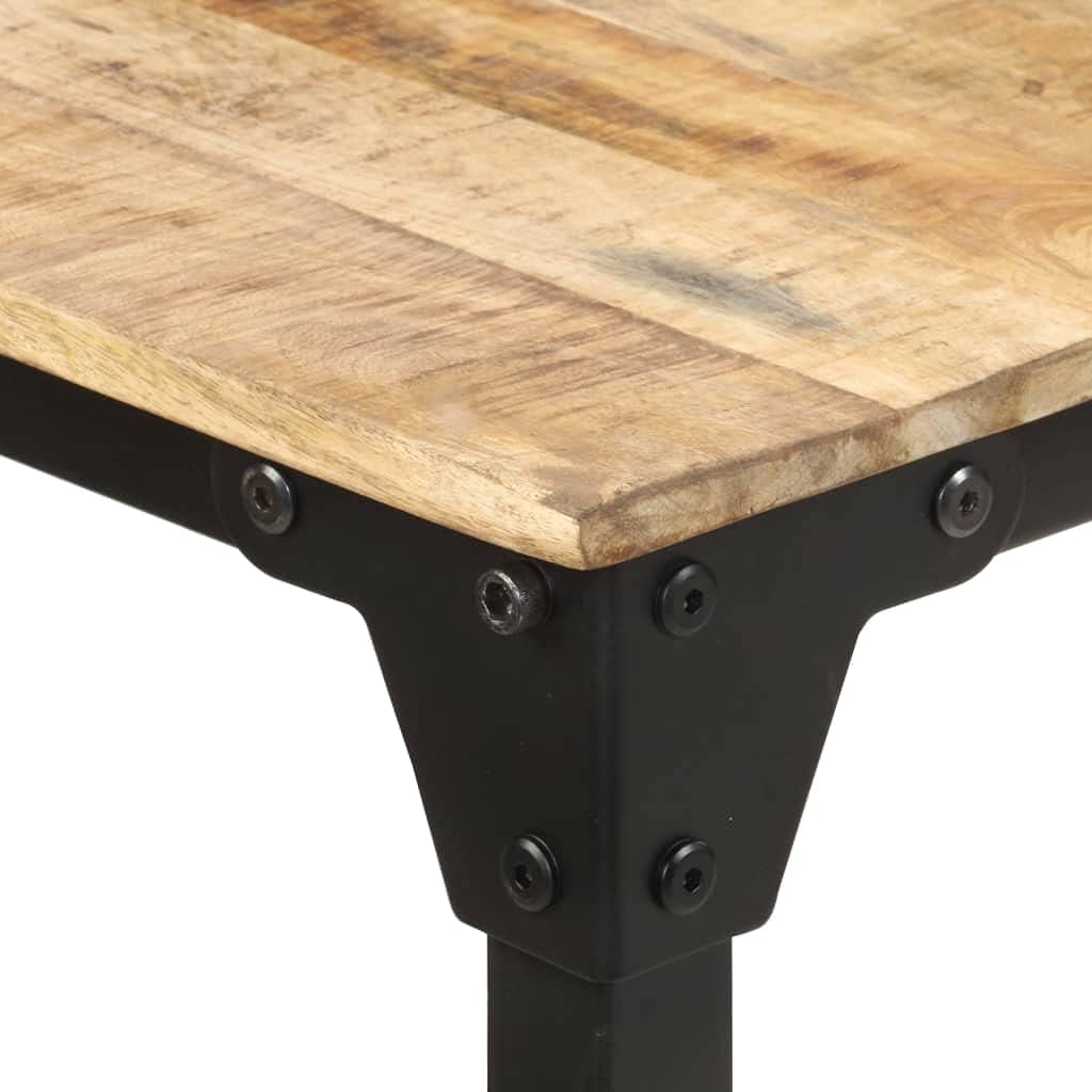 Dining table 220x100x76 cm raw mango wood