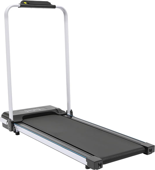 Electric Treadmill for Home or Office LED Display Fitness Device Desk Exercise Bike Foldable 500W 2.0 HP 0.8-10 km/h - QUORE