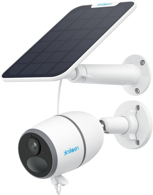 Draadloze Beveiligingscamera 4G LTE – Mobiele Camera – Zonnepaneel Camera – Outdoor Camera – Oplaadbare Batterij Camera – 2K Video – Persoon- en Voertuigherkenning
