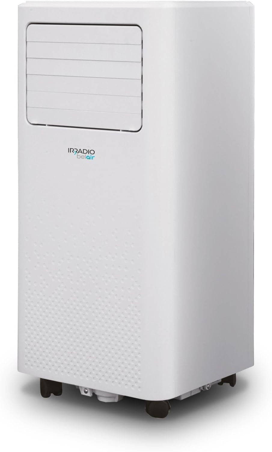 Vigo 9 Draagbare airconditioner, 9000 BTU, met warmtepomp en luchtontvochtiger, R290-gas, geavanceerde functies, draadloze lcd-afstandsbediening, programmeerbare timer en wielen, 63 dB