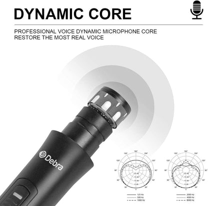 4-Kanaals Draadloze Microfoonset A-Frequentie – Draadloze Microfoons – Karaoke Microfoon – Zangmicrofoon – Microfoonsysteem – 4 Handheld Microfoons – UHF Signaal Met Ruisonderdrukking