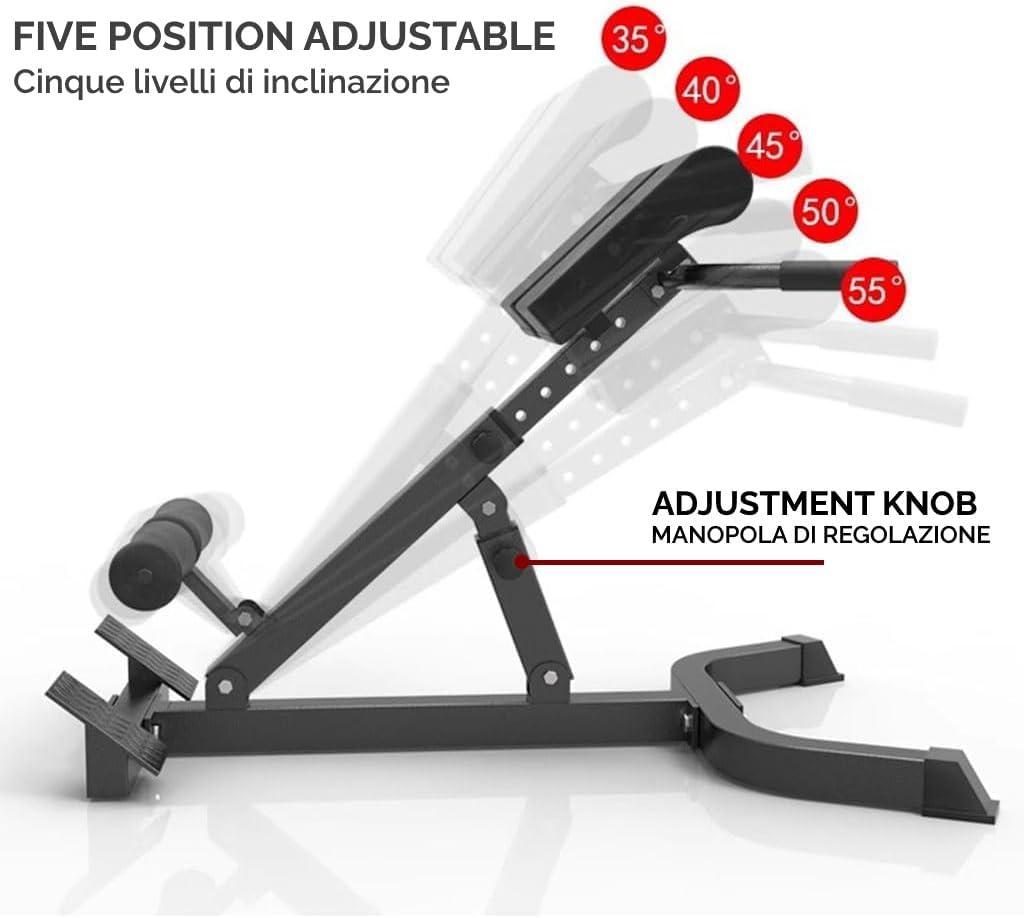FFitness Romeinse stoel multifunctionele uitbreidingen crunch triceps dips helling verstelbaar inklapbaar