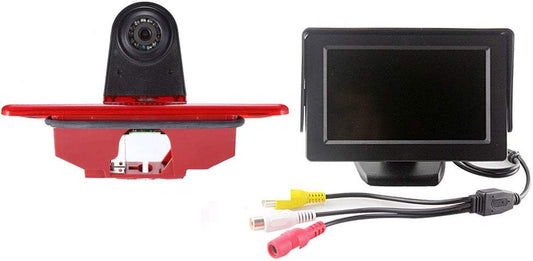 Automotive Achteruitrijcamera + 4,3 inch Paneel HD Monitor Kit voor Peugeot Expert 2007-2016/Fiat Scudo 2007-2016/Citroen Jumpy 2007-2016