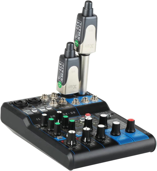 XVIVE DUAL DRAADLOZE AUDIOSYSTEEM VOOR AUDIO - ZWART