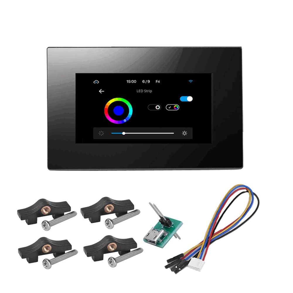 Nextion Intelligent 5 inch display NX8048P050-011R-Y seriële HMI TFT resistief touchscreen 800x480 LCD-module met behuizing ondersteunt audio video