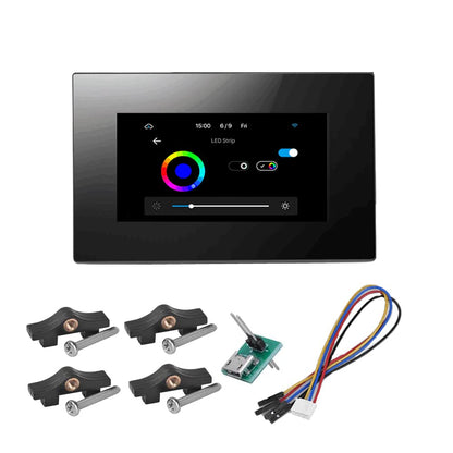 Nextion Intelligent 5 inch display NX8048P050-011R-Y seriële HMI TFT resistief touchscreen 800x480 LCD-module met behuizing ondersteunt audio video