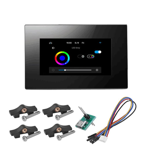 Nextion Intelligent 5 inch display NX8048P050-011R-Y seriële HMI TFT resistief touchscreen 800x480 LCD-module met behuizing ondersteunt audio video