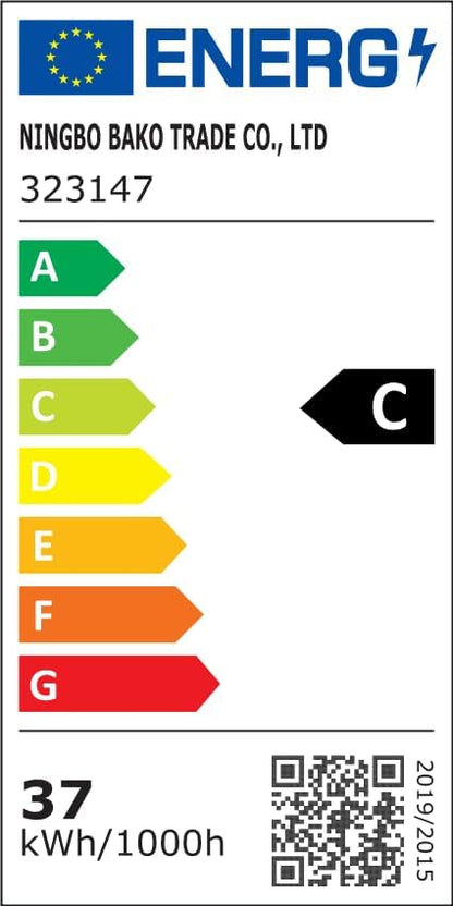 Moderne LED-plafondlamp met ventilator, RGB-plafondventilatorverlichting, 6 ventilatiesnelheden, oneindig dimbare verlichting voor woonkamer, slaapkamer, kantoor, 3000-5500 K, (Zwarte lijst 50CM)