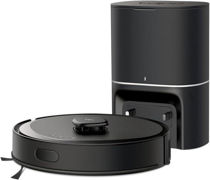 Robotstofzuiger – Robotstofzuiger met dweilfunctie – Slimme stofzuiger – Automatische reiniger – Stofzuigrobot – 5300 Pa Zuigkracht – Automatisch Leegstation 3L