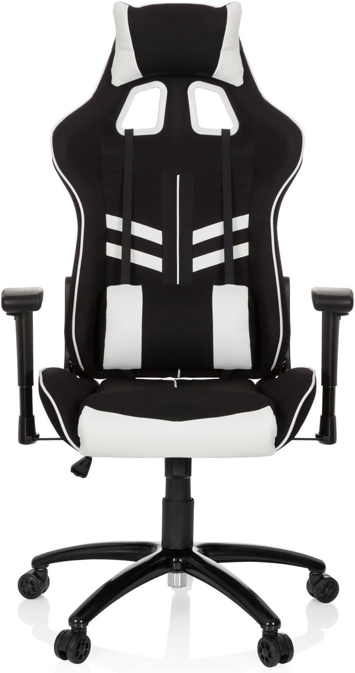 hjh OFFICE 729250 League Pro 729250 Chef-stoel met armleuningen, ergonomisch sportzitje, in hoogte verstelbaar