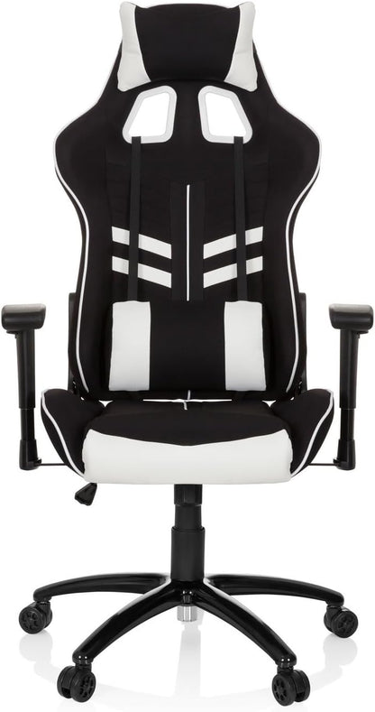 hjh OFFICE 729250 League Pro 729250 Chef-stoel met armleuningen, ergonomisch sportzitje, in hoogte verstelbaar