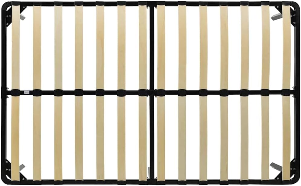 vidaXL Bedframe metaal zwart 160x200 cm